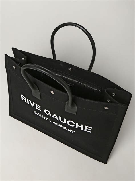 ysl tote bag canvas|YSL rive gauche tote bag.